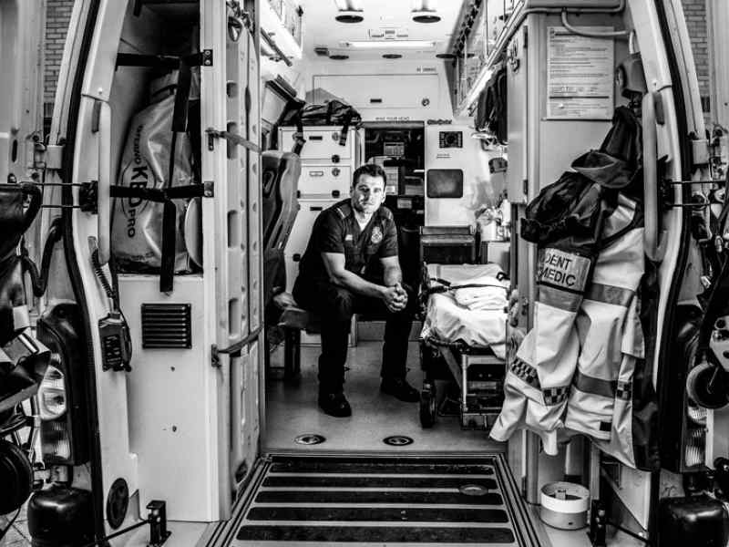 pr shoot BBC Ambulance jon thorne photography